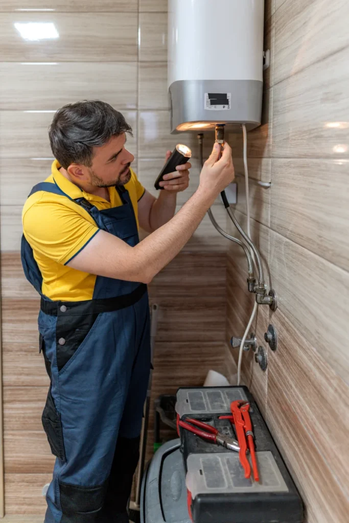 Instalación de Duchas en Medellín Conexión de sistema eléctrico de ducha; ajuste de tubería y protección de cableado en entorno residencial en Medellín