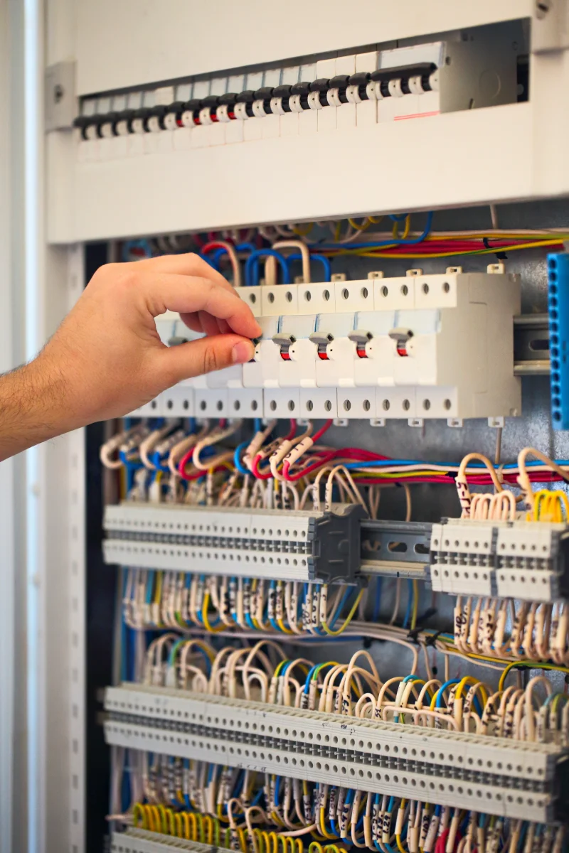 Instalación de Tableros Eléctricos en Medellín Revisión y ajuste de conexiones dentro del tablero eléctrico; pruebas de voltaje y cableado ordenado